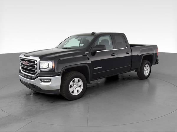 2018 GMC Sierra 1500 Double Cab SLE Pickup 4D 6 1/2 ft pickup Black... for sale in Green Bay, WI – photo 3