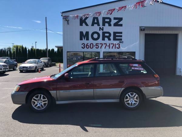2002 Subaru Legacy Outback Wagon Ltd AWD 4Cyl 5Spd Loaded Dual Moons for sale in Longview, OR – photo 4