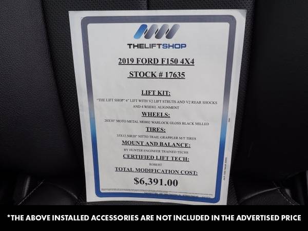 2019 Ford f-150 f150 f 150 LARIAT CREW 5 5FT BED 4X4 4 - Lifted for sale in Phoenix, AZ – photo 2