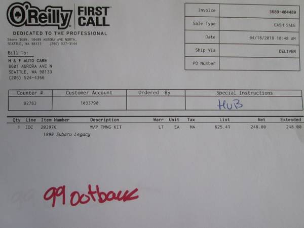 1999 Subaru Legacy Outback, New Head Gaskets & Timing Belt Kit!, 1-Own for sale in Seattle, WA – photo 18