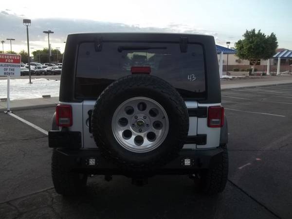 2011 Jeep Wrangler Unlimited Sport 4WD Silver for sale in Glendale, AZ – photo 4