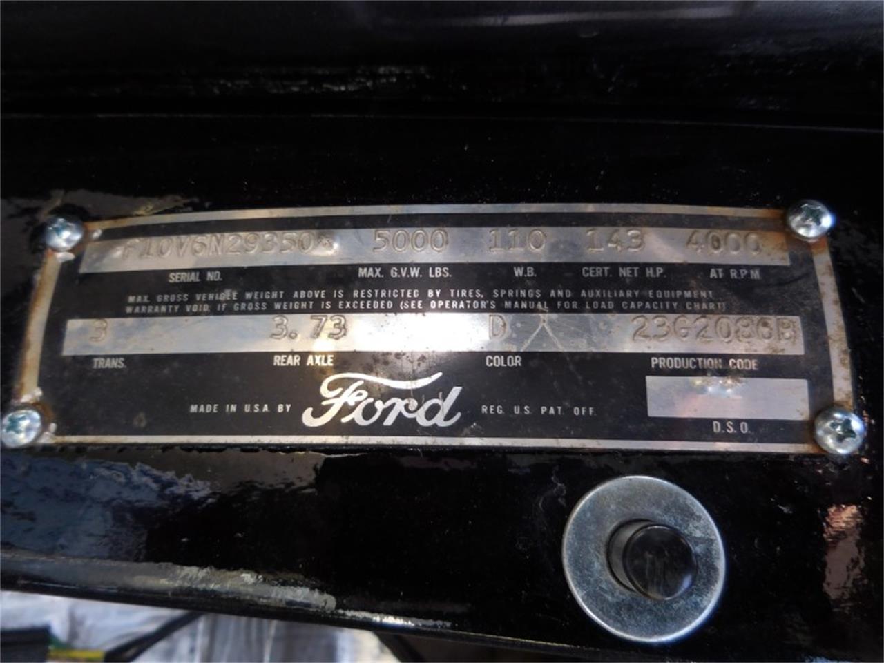 1956 Ford F1 for sale in Gray Court, SC – photo 12