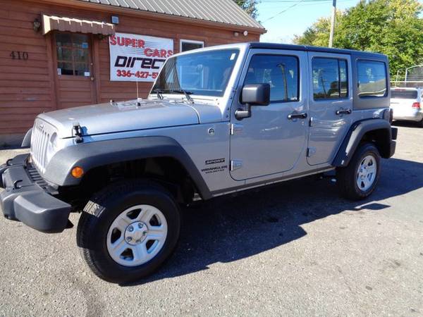 Jeep Wrangler 4wd 6 Speed Manual Sport Used Jeeps Hard Top We Finance for sale in eastern NC, NC – photo 2