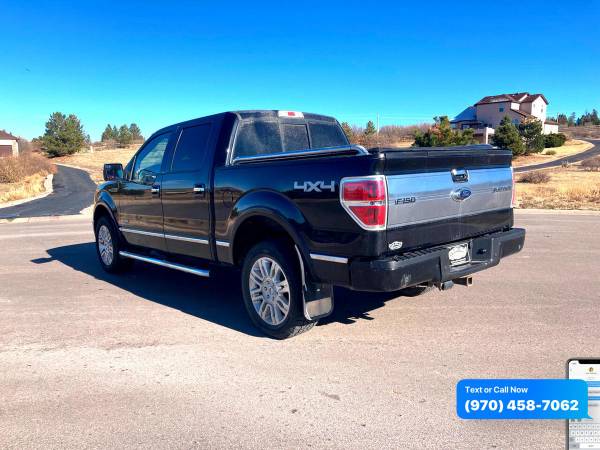2011 Ford F-150 F150 F 150 4WD SuperCrew 145 Platinum - CALL/TEXT... for sale in Sterling, CO – photo 7