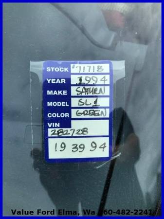 🔥SALE🔥 1994 Saturn SL 4d Sedan SL1 for sale in Elma, WA – photo 12