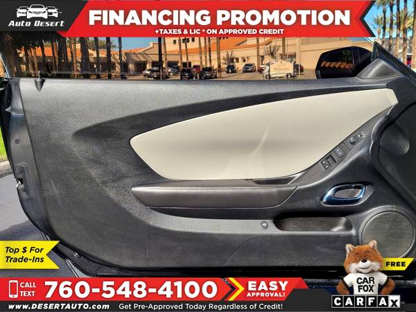 2015 Chevrolet Camaro 2LS 2 LS 2-LS 2LS 2 LS 2-LS Only 298/mo! Easy for sale in Palm Desert , CA – photo 11