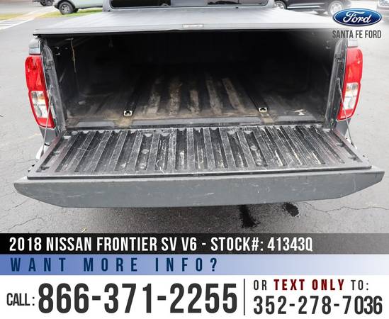 2018 Nissan Frontier SV Bluetooth - Flex Fuel - SiriusXM for sale in Alachua, GA – photo 19
