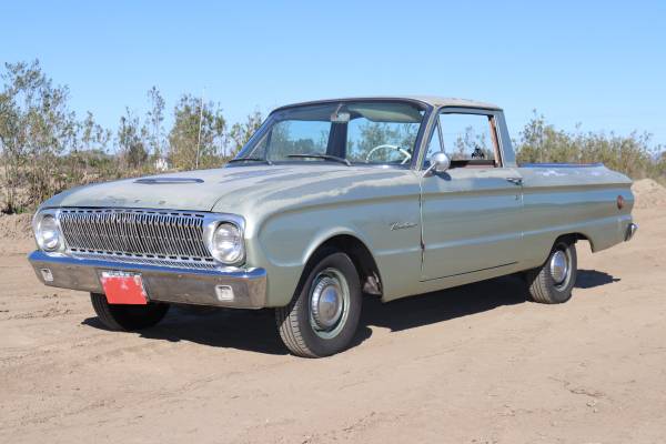 1962 Ford Ranchero 6 Cylinder Engine - 3 Speed Manual - cars & for sale in San Marcos, CA – photo 2