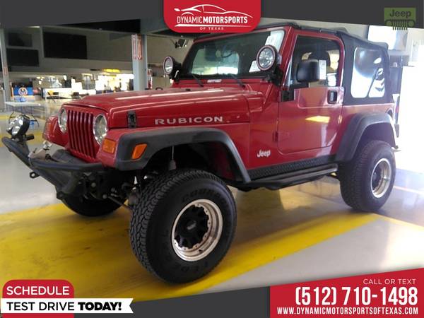 2003 Jeep Wrangler Rubicon - cars & trucks - by dealer - vehicle... for sale in Houston, TX – photo 4