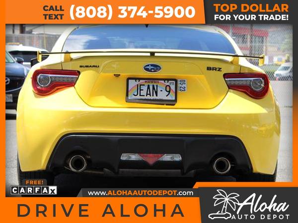 2017 Subaru BRZ SeriesYellow Coupe 2D 2 D 2-D for only 511/mo! for sale in Honolulu, HI – photo 5