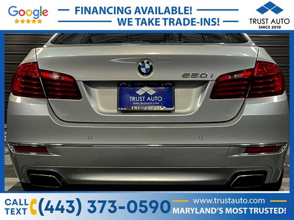 2014 BMW 5 Series 550i Luxury Sport Sedan wExecutive Driver for sale in Sykesville, MD – photo 7