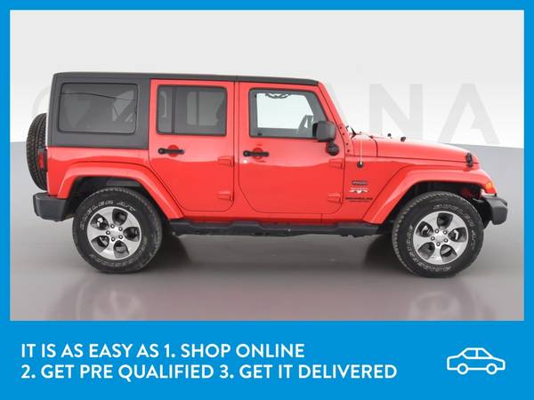 2016 Jeep Wrangler Unlimited Sahara Sport Utility 4D suv Red for sale in El Paso, TX – photo 10