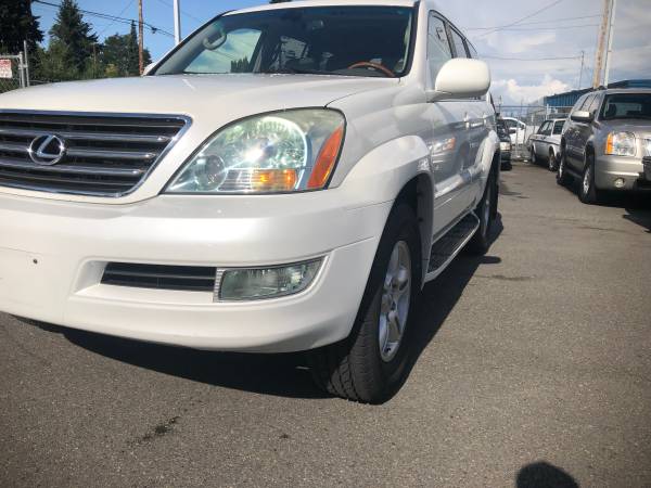 2005 Gx470 GX 470 AWD 4wd low miles Lexus Suv loaded Pearl white for sale in Everett, WA – photo 3