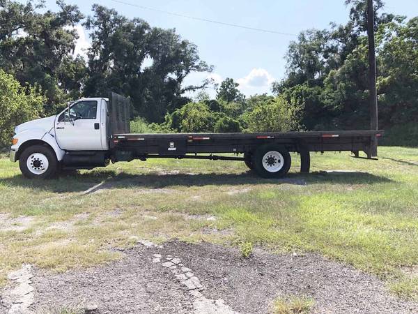 2010 Ford F750 Super Duty Flatbed Truck for sale in Palatka, MI – photo 8