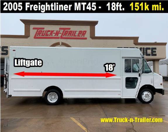 2005 Freightliner MT45 18' Step Van, Diesel, Auto, 151K Miles, Rail Li for sale in Oklahoma City, OK