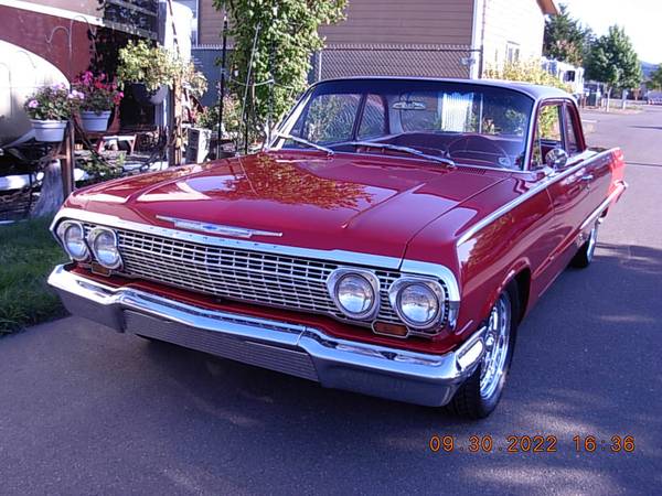 1963 Chevrolet Biscayne 2 door post for sale in Lakeside, OR – photo 13