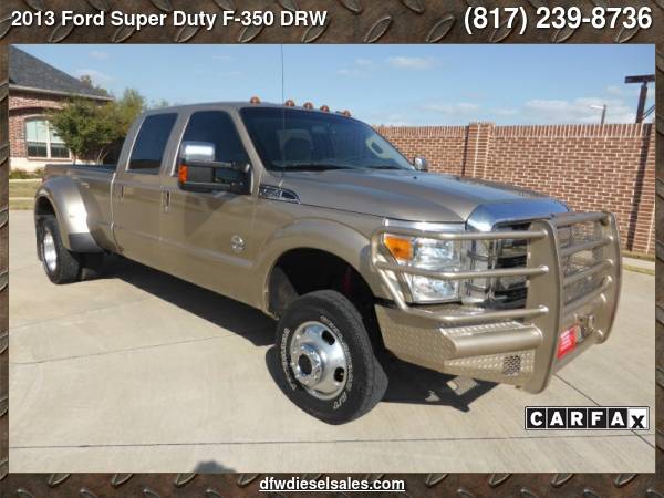 2013 Ford F 350 DRW 4WD Crew Cab Lariat DIESEL 100K MILES... for sale in Lewisville, TX