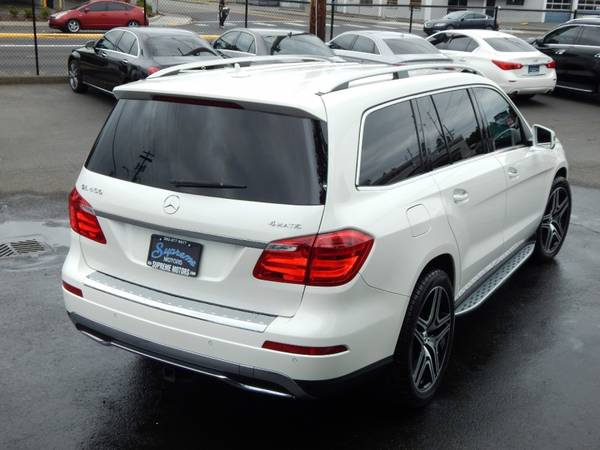 2015 Mercedes-Benz GL-Class GL450 4Matic w/AMG Sport Pkg + White on... for sale in Kent, WA – photo 9