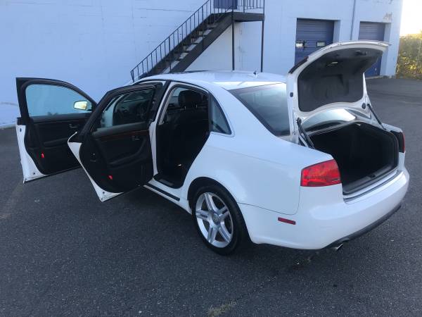 2007 Audi A4 2.0T Quattro All Wheel Drive Low Milage White / Black !!! for sale in Lynn, MA – photo 9