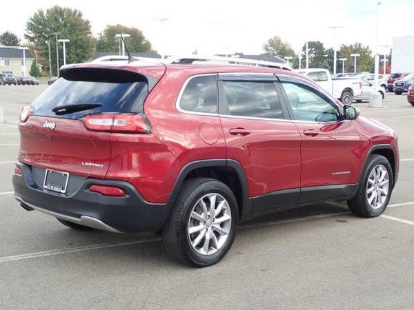 2014 Jeep Cherokee SUV Limited (Deep Cherry Red Crystal Pearlcoat)... for sale in Sterling Heights, MI – photo 8