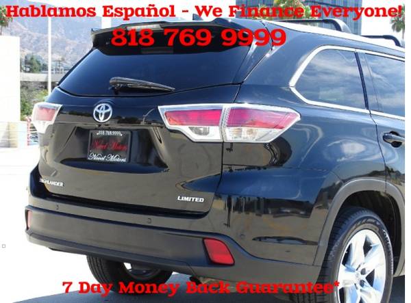 2014 Toyota Highlander Limited Navigation, BACK UP CAM, Heated/COOLED for sale in North Hollywood, CA – photo 10