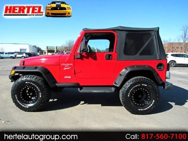 Locally Owned & EXTRA Nice 2001 Jeep Wrangler 4x4 for sale in Fort Worth, TX