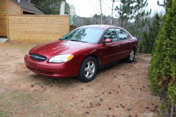 2001 ford taurus ses burgundy - cars & trucks - by owner - vehicle... for sale in Marquette, MI – photo 3