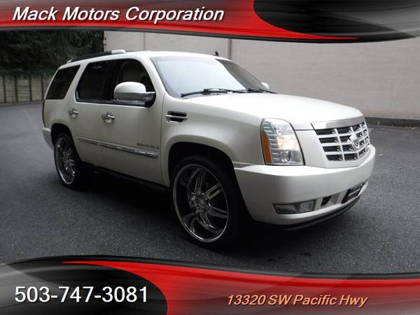 2007 Cadillac Escalade 26" Giovanna Wheels Leather Moon Roof Navi DVD for sale in Tigard, OR – photo 6
