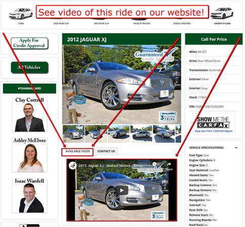 🚨 2012 Jaguar XJ 🚨- 89K Miles - 🎥 See Video Of This Ride! for sale in El Dorado, AR – photo 2