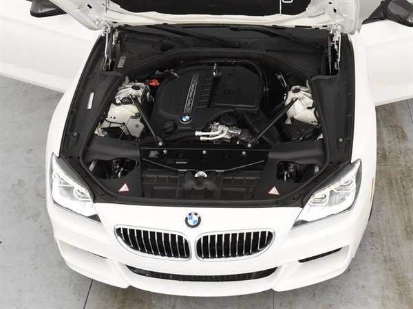 2014 BMW 6 Series 640i Gran Coupe 4D coupe WHITE - FINANCE ONLINE for sale in Atlanta, MD – photo 4