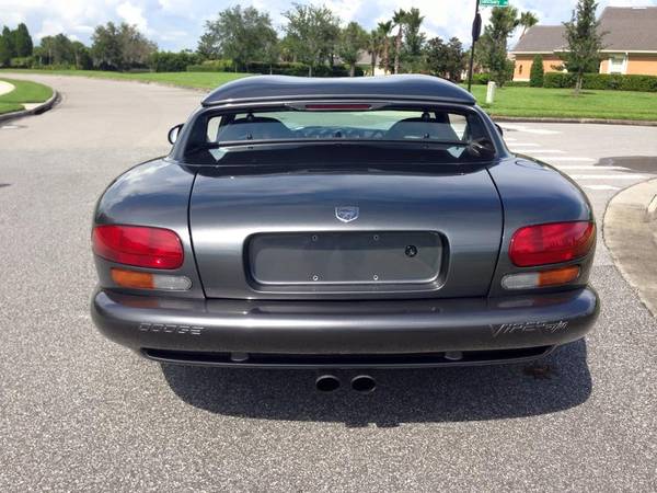 2002 Dodge Viper RT/10 Roadster - Grey - Immaculate Condition! for sale in Lakeland, FL – photo 4