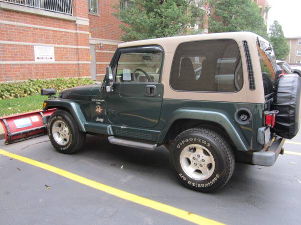 2000 JEEP WRANGLER WITH SNOW PLOW for sale in Park Ridge, IL – photo 3