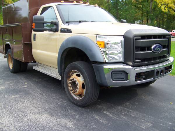 2012 Ford F450 Cab and Chasis w/utility tool box V10 - cars & for sale in North Greece, NY – photo 4