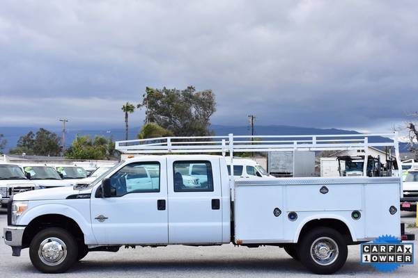 2016 Ford F-350 Diesel XL 4x4 Crew Cab Utility Bed Work Truck (22271) for sale in Fontana, CA – photo 4