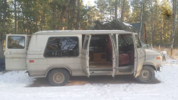 SOLD - 1992 Chevy G20 Conversion Van - cars & trucks - by owner -... for sale in Custer, SD – photo 3