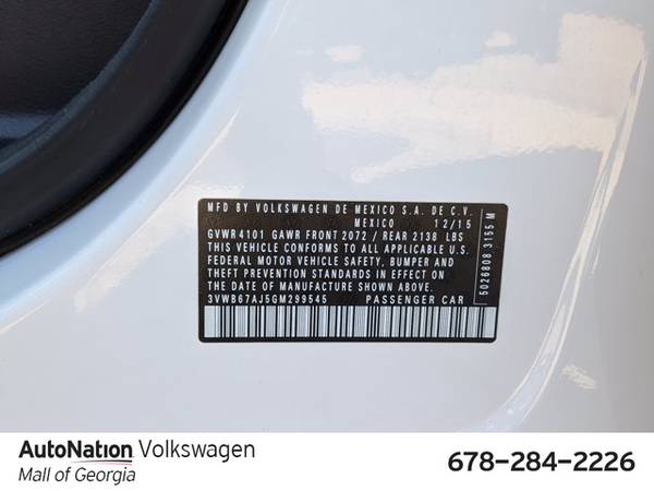 2016 Volkswagen Jetta 1.4T SE SKU:GM299545 Sedan - cars & trucks -... for sale in Buford, GA – photo 24
