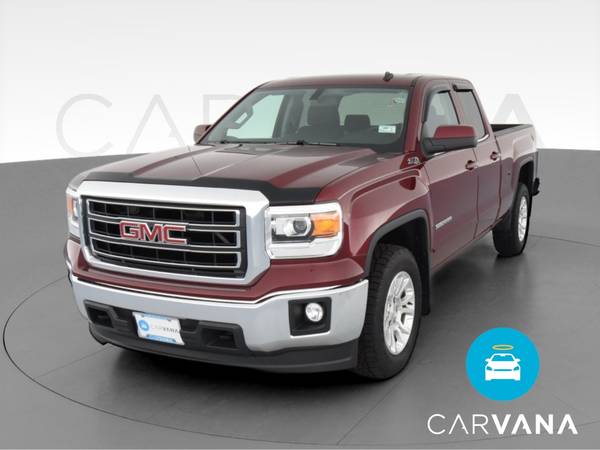 2014 GMC Sierra 1500 Double Cab SLE Pickup 4D 6 1/2 ft pickup Red -... for sale in Youngstown, OH