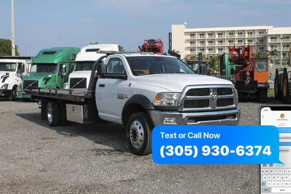 2017 Ram 5500 Heavy Duty Rollback Tow Truck For Sale *WE FINANCE BAD... for sale in Miami, FL