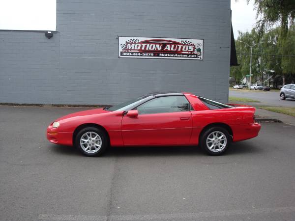 2001 CHEVROLET CAMARO T-TOP BRIGHT RED V6 AUTO ALLOYS !!!!! for sale in LONGVIEW WA 98632, OR – photo 4