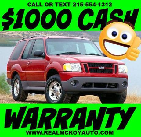 2001 Ford Explorer Sport Sport Utility 2D ALL YOU NEED IS A JOB AND... for sale in Upper Darby, PA