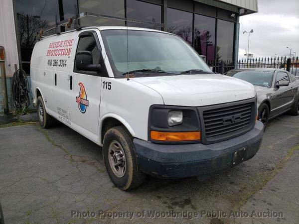 2008 GMC Savana Cargo Van RWD 2500 135 White for sale in Woodbridge, District Of Columbia – photo 3