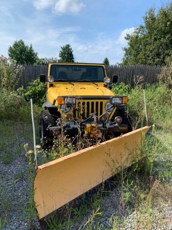 Jeep with PLOW and SALT SPREADER for sale in Fleetwood, PA