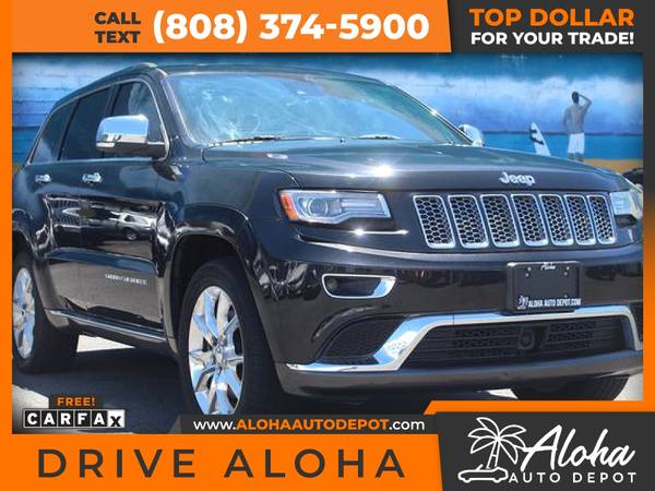 2014 Jeep Grand Cherokee Summit Sport Utility 4D 4 D 4-D for only for sale in Honolulu, HI – photo 8