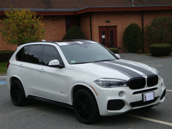One of a kind! 2014 BMW X5 xDrive35i M-Sport pkg,HUD,20",White/Brown for sale in Ashland , MA – photo 3