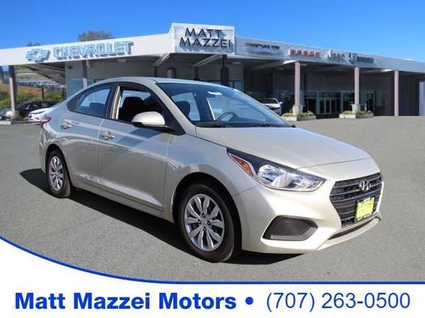 2019 Hyundai Accent sedan SE (Linen Beige) - - by for sale in Lakeport, CA