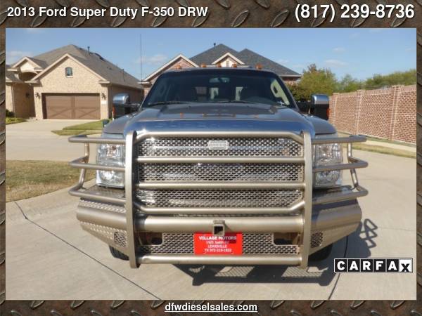 2013 Ford F 350 DRW 4WD Crew Cab Lariat DIESEL 100K MILES... for sale in Lewisville, TX – photo 3