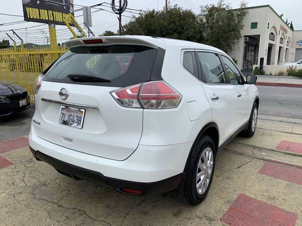 2015 Nissan Rogue S suv Glacier White for sale in INGLEWOOD, CA – photo 4
