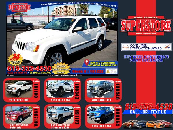2009 JEEP GRAND CHEROKEE LAREDO SUV -EZ FINANCING-LOW DOWN! for sale in El Cajon, CA – photo 24