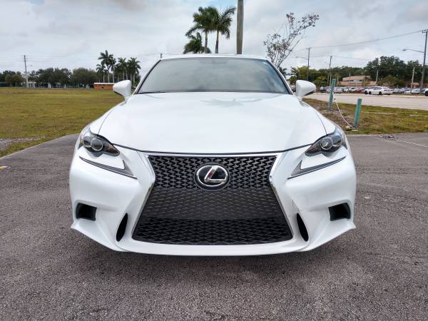 2015 LEXUS IS 250 RED LEATHER SEATS 24K MILE $3000 DOWN WE FINANCE ALL for sale in Pompano Beach, FL – photo 3