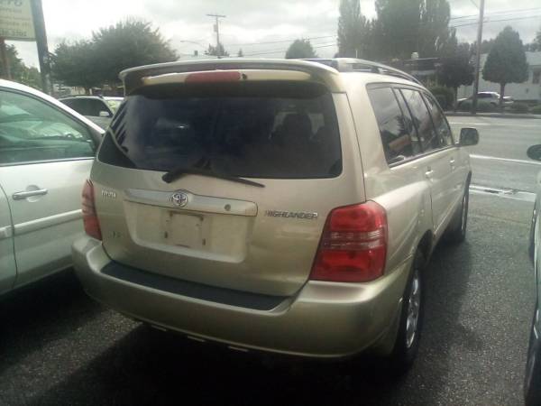 2002 Toyota Highlander Limited 2WD 4dr SUV SUV - - by for sale in Mount Vernon, WA – photo 2